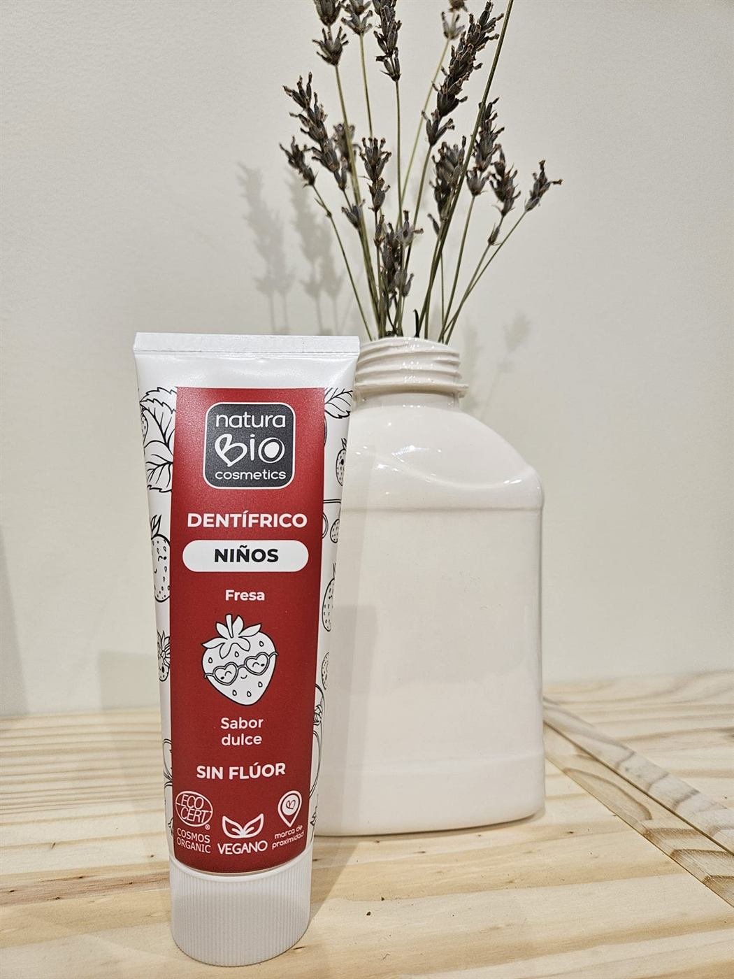 Dentífrico infantil Natura Bio, sabor fresa